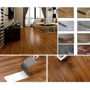 ) PVC flooring tiles