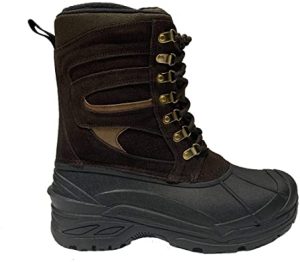 LABO Men's Brown10 Winter Snow Hunting Boots for Wide Feet