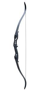 D&Q 58” Black Hunter Recurve Bow