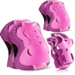 BOSONER Kids/Youth Knee Pads Elbow Pads Wrist Guards Set for 3-15 Years